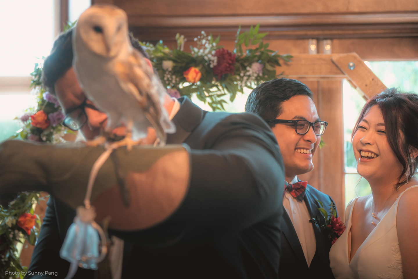 Owl Ring Bearer Photo by Sunny Pang